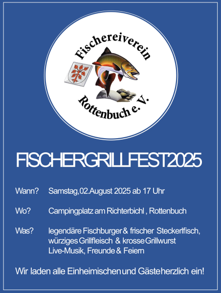 2025 Fischergrillfest Plakat