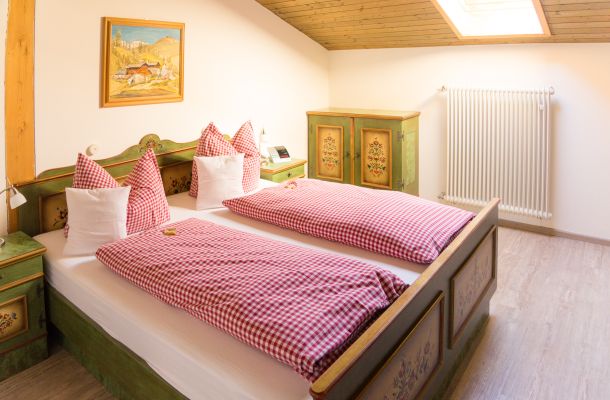 Schlafzimmer in der Ferienwohnung